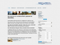 secureal.at Webseite Vorschau