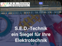 sed-technik.de Webseite Vorschau