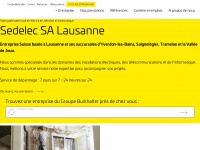 sedelec-lsne.ch Webseite Vorschau
