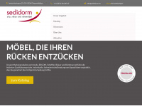 sedidorm.ch Webseite Vorschau