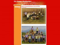 seeger-musikanten.de Webseite Vorschau