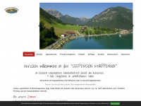 seepension-knappenhof.at Webseite Vorschau