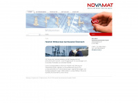novamat.at Webseite Vorschau
