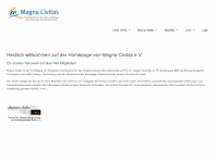 magnacivitas.de Webseite Vorschau