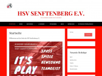 hsv-senftenberg.de Webseite Vorschau