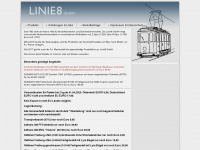hoedl-linie8.de Webseite Vorschau
