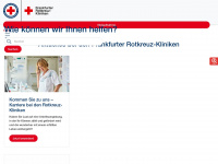 rotkreuzkliniken.de Webseite Vorschau