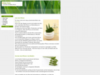 aloe-vera-pflanze-info.de Webseite Vorschau
