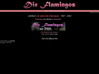 die-flamingos.de Webseite Vorschau