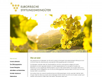 europaeische-stiftungsweingueter.eu Webseite Vorschau