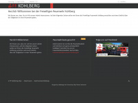feuerwehr-kohlberg.de Webseite Vorschau