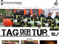 feuerwehr-birkach.de Webseite Vorschau