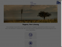 segeca.ch Webseite Vorschau