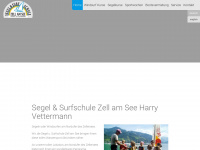 segelschule-zellamsee.at Webseite Vorschau