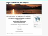 segelschulewsee.at Webseite Vorschau