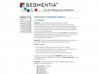 segmentia.de Webseite Vorschau