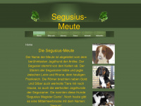 segusius-meute.de Webseite Vorschau