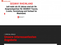 segway-rheinland.de Webseite Vorschau