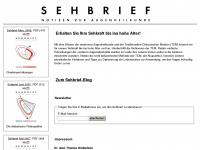sehbrief.de Webseite Vorschau