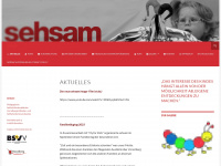 sehsam.at Webseite Vorschau