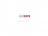 sei-zero.de Webseite Vorschau