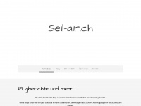 seil-air.ch Webseite Vorschau