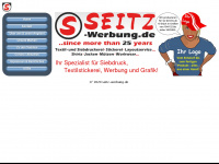 seitz-werbung.de Webseite Vorschau