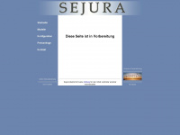 sejura.de Webseite Vorschau