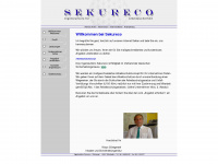 sekureco.de Webseite Vorschau