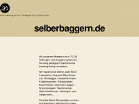 selberbaggern.de Webseite Vorschau