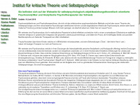 selbstpsychologie.ch Webseite Vorschau