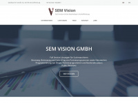 sem-vision.de Webseite Vorschau