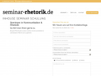 seminar-rhetorik.de Webseite Vorschau