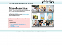seminarbausteine.ch Webseite Vorschau