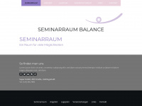 seminarraum-balance.at Webseite Vorschau