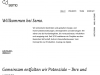 semo-gestaltung.de Webseite Vorschau
