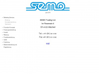 semo.ch Webseite Vorschau