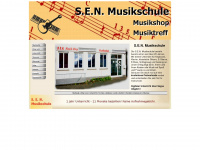 sen-musikschule.de Webseite Vorschau