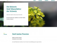 senf-huesli.ch Webseite Vorschau