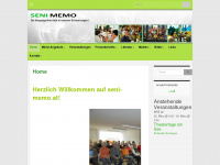 seni-memo.at Webseite Vorschau