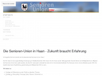 senioren-union-haan.de Webseite Vorschau