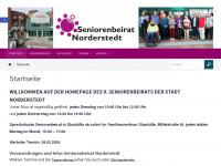 seniorenbeirat-norderstedt.de Webseite Vorschau