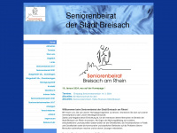 seniorenbeirat-der-stadt-breisach.de Webseite Vorschau