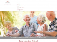 seniorenresidenz-ansbach.de Webseite Vorschau