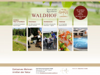 seniorenresidenz-waldhof.at Webseite Vorschau