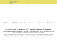 seniorentheater.ch Webseite Vorschau