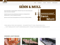 senn-moll.at Webseite Vorschau