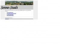 senne-stadt.de Webseite Vorschau