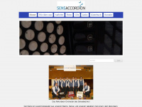 sensaccordion.ch Webseite Vorschau