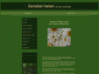 sensibel-heilen.de Webseite Vorschau